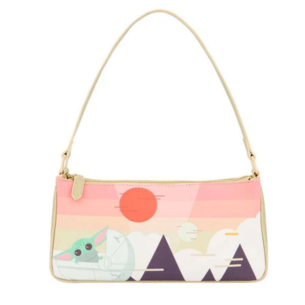 Danielle Nicole Pink and Cream Shoulder Bag